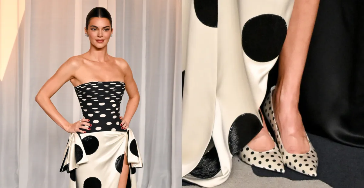Kendall Jenner Takes the Polka Dot Trend Down to Her Shoes at Academy Museum Gala 2026